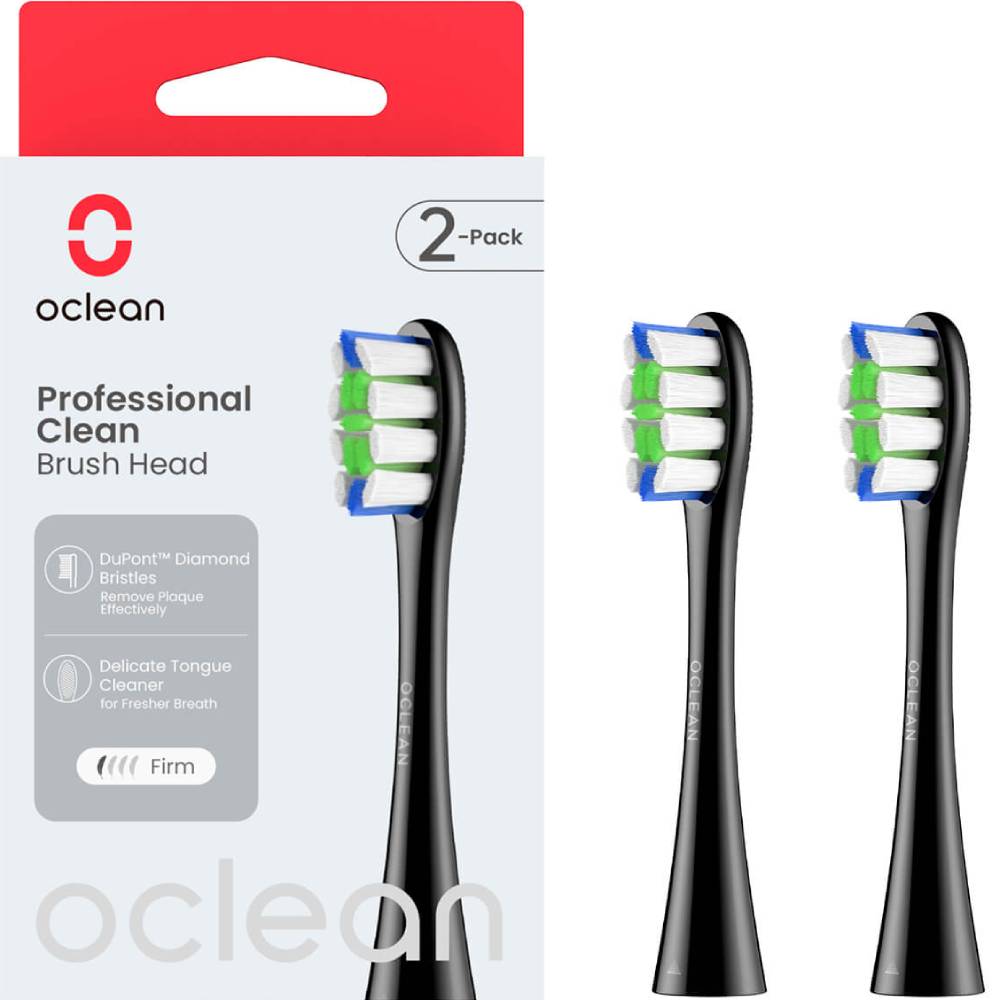 Насадки OCLEAN Professional Clean Brush Head P1C5 B02 2psc Black (6970810553857) Насадки OCLEAN Professional Clean Brush Head P1C5 B02 2psc Black (6970810553857)