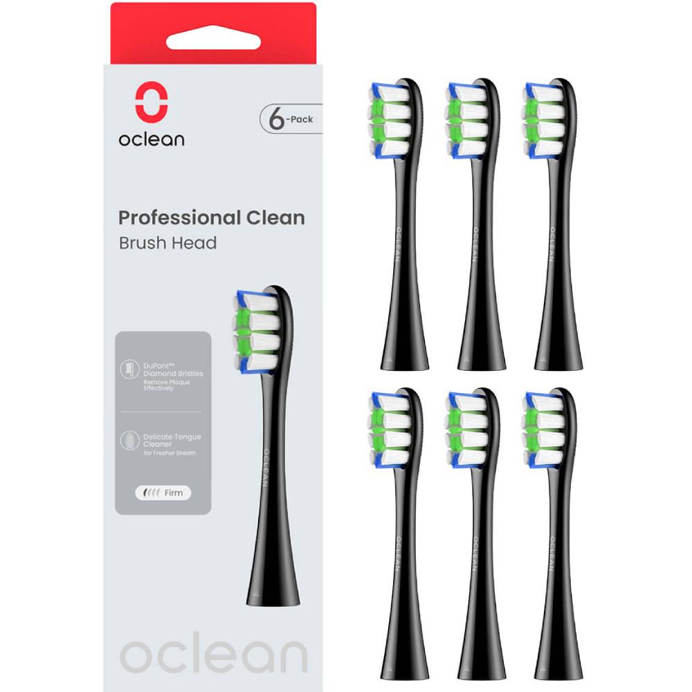 Насадки OCLEAN Professional Clean Brush Head P1C5 B06 6psc Black (6970810553864) Насадки OCLEAN Professional Clean Brush Head P1C5 B06 6psc Black (6970810553864)