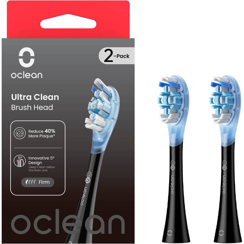 Насадки OCLEAN Ultra Clean Brush Head 2psc UC02 B02 Black (6970810553543) Насадки OCLEAN Ultra Clean Brush Head 2psc UC02 B02 Black (6970810553543)