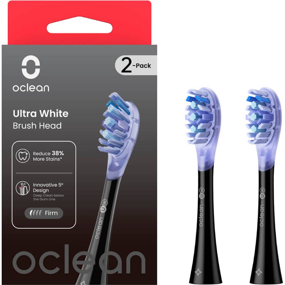 Насадки OCLEAN Ultra White Brush Head 2psc Black (6970810553550) Насадки OCLEAN Ultra White Brush Head 2psc Black (6970810553550)