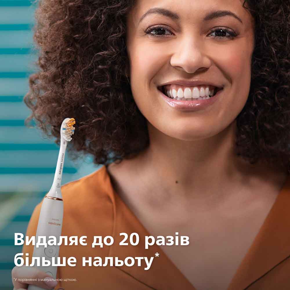 Набор электрических зубных щеток PHILIPS Sonicare HX9914/69 Diamond Clean 9000 Тип головки съемная
