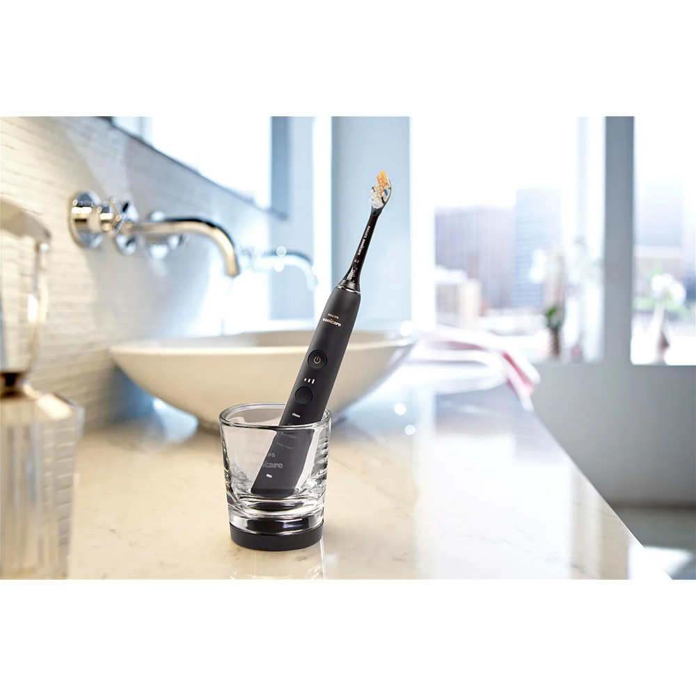 Набір електричних щіток PHILIPS Sonicare DiamondClean 9000 HX9914/69 Pink&Black Дизайн для дорослих