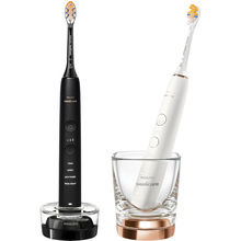 Набор электрических зубных щеток PHILIPS Sonicare DiamondClean 9000 HX9914/69 Pink&Black