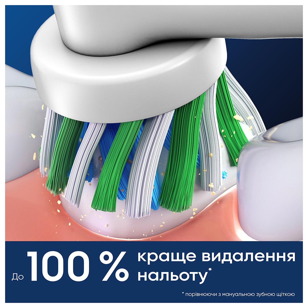 Насадки ORAL-B Cross Action 2 шт білі (8006540847725) — фото 9