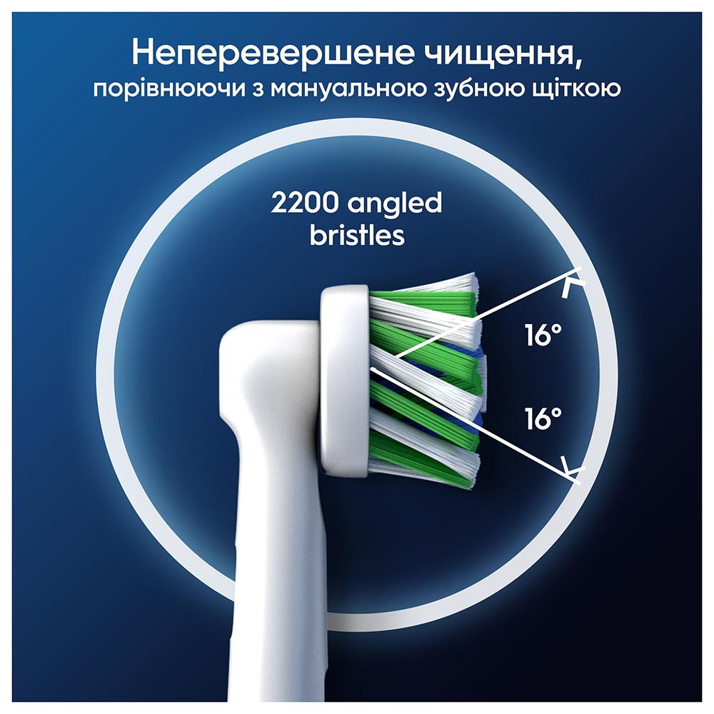 Насадки ORAL-B Cross Action 2 шт білі (8006540847725) — фото 8