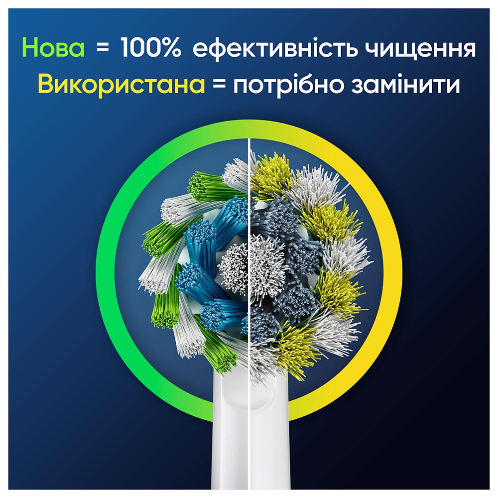 Насадки ORAL-B Cross Action 2 шт білі (8006540847725) — фото 5