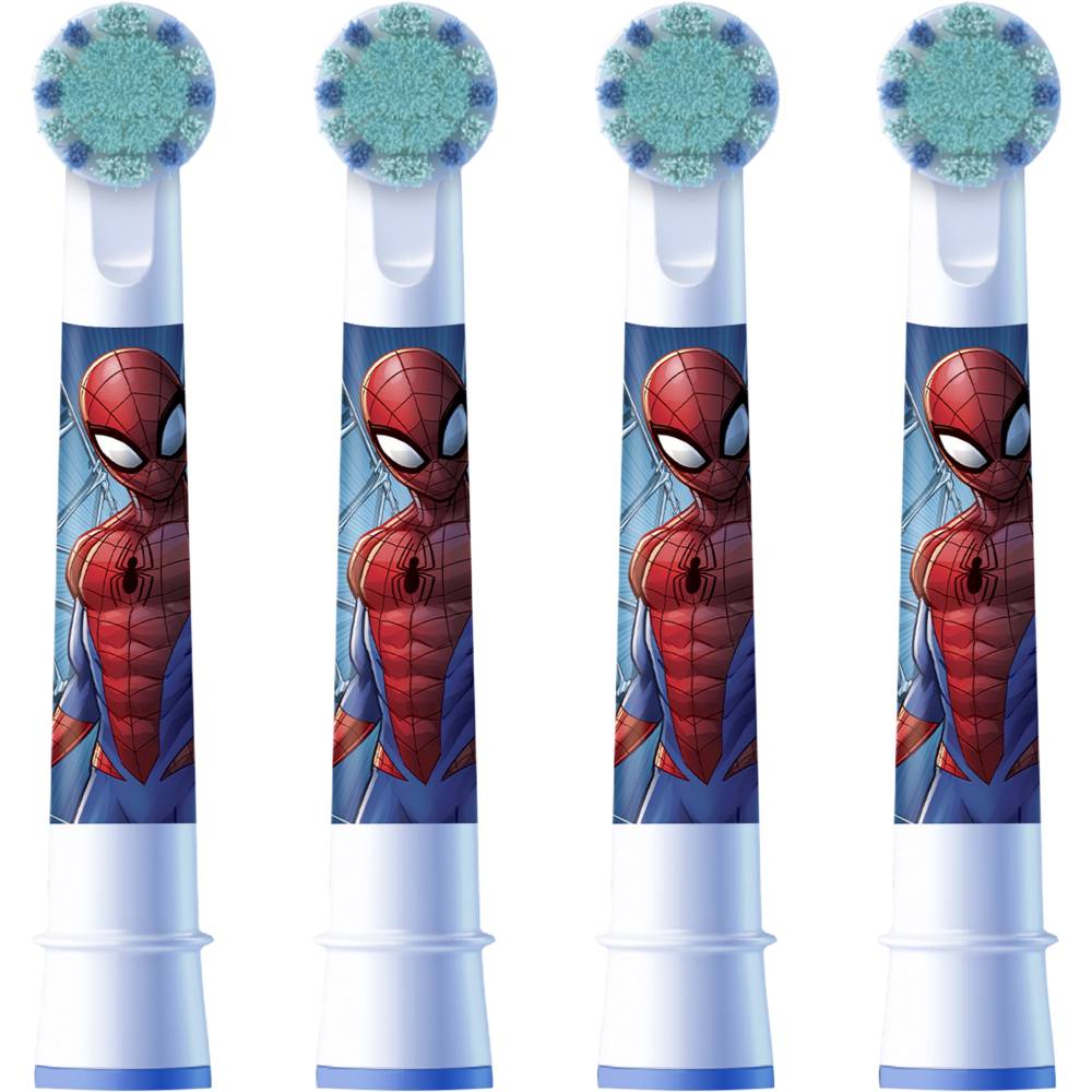 Насадки ORAL-B EB10S Людина-павук 4шт (8006540805237) Тип голівки з'ємна