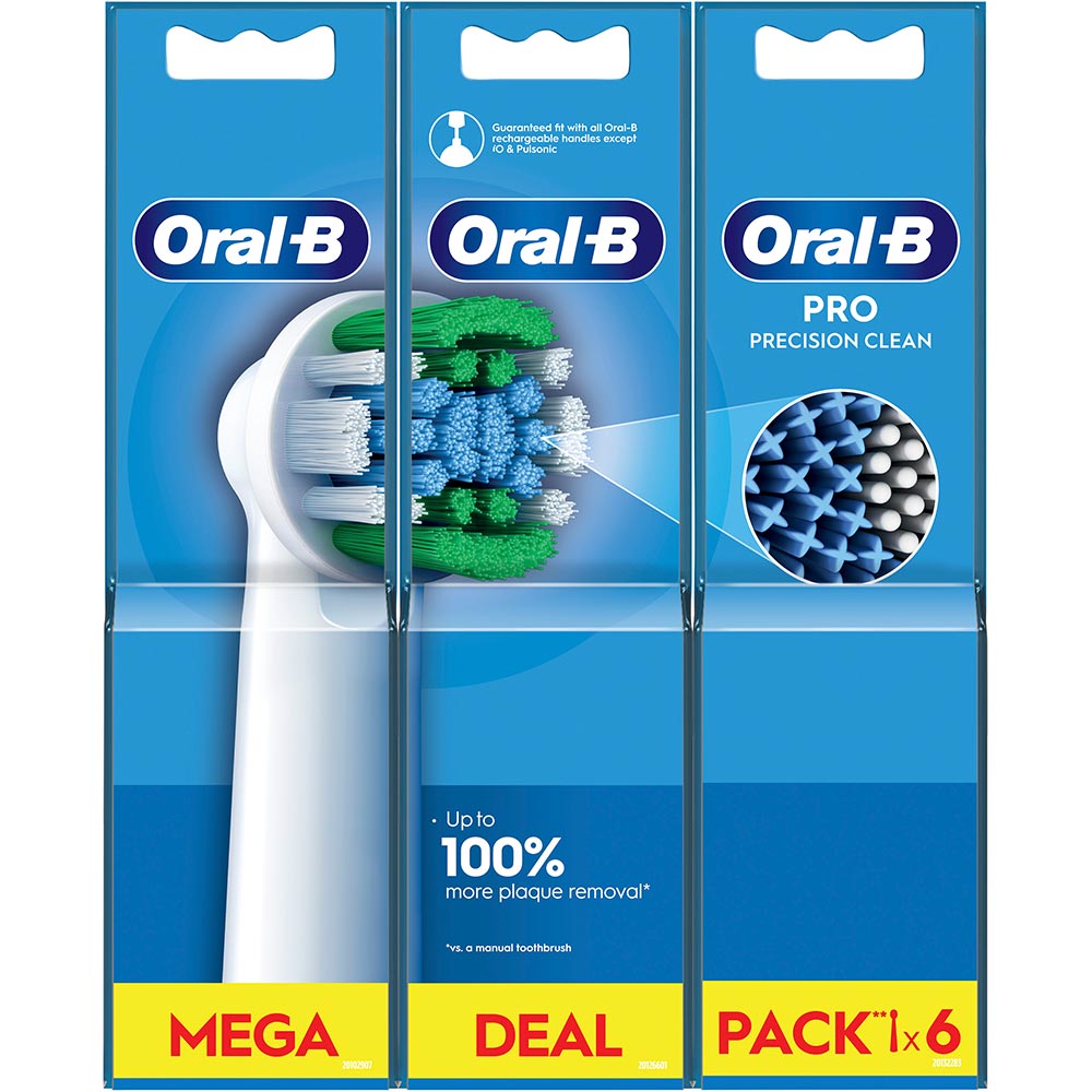 Покупка Насадки ORAL-B EB20RX Pro Precision Clean 6 шт (8006540847466)