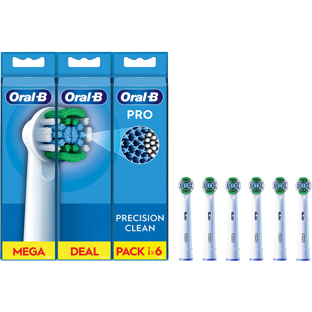 Замовити Насадки ORAL-B EB20RX Pro Precision Clean 6 шт (8006540847466)