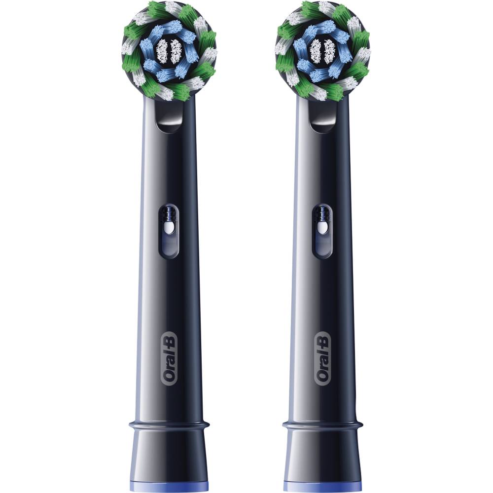 Насадки ORAL-B EB50BRX Cross Action Чорні 2 шт (8006540847657) Тип голівки з'ємна