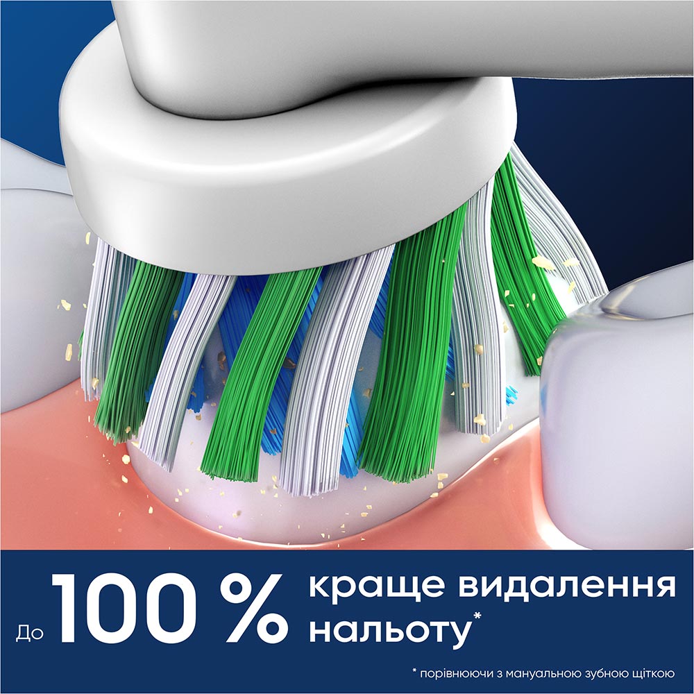 Насадки ORAL-B EB50RX Cross Action 6 шт (8006540847879) Колір білий