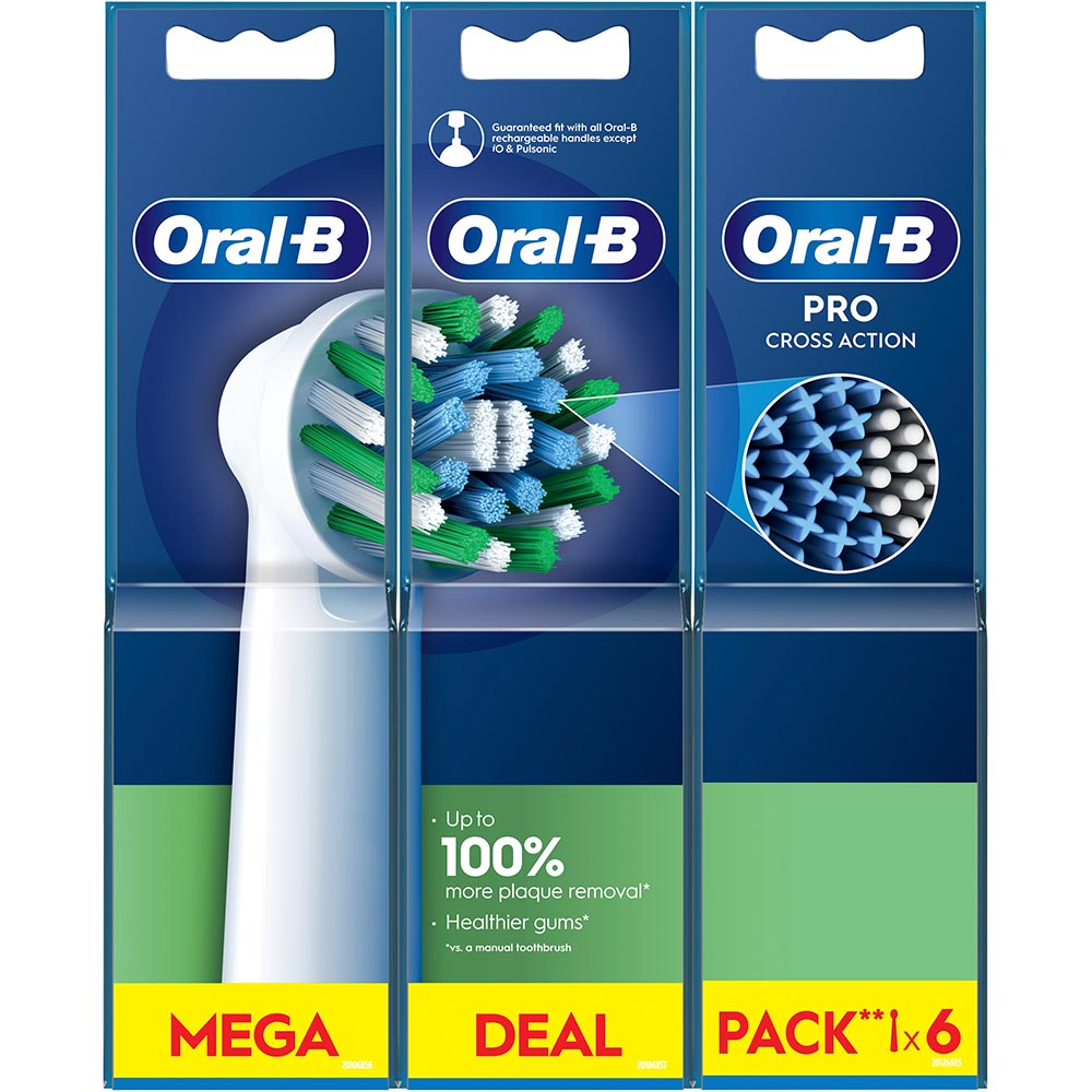 Покупка Насадки ORAL-B EB50RX Cross Action 6 шт (8006540847879)