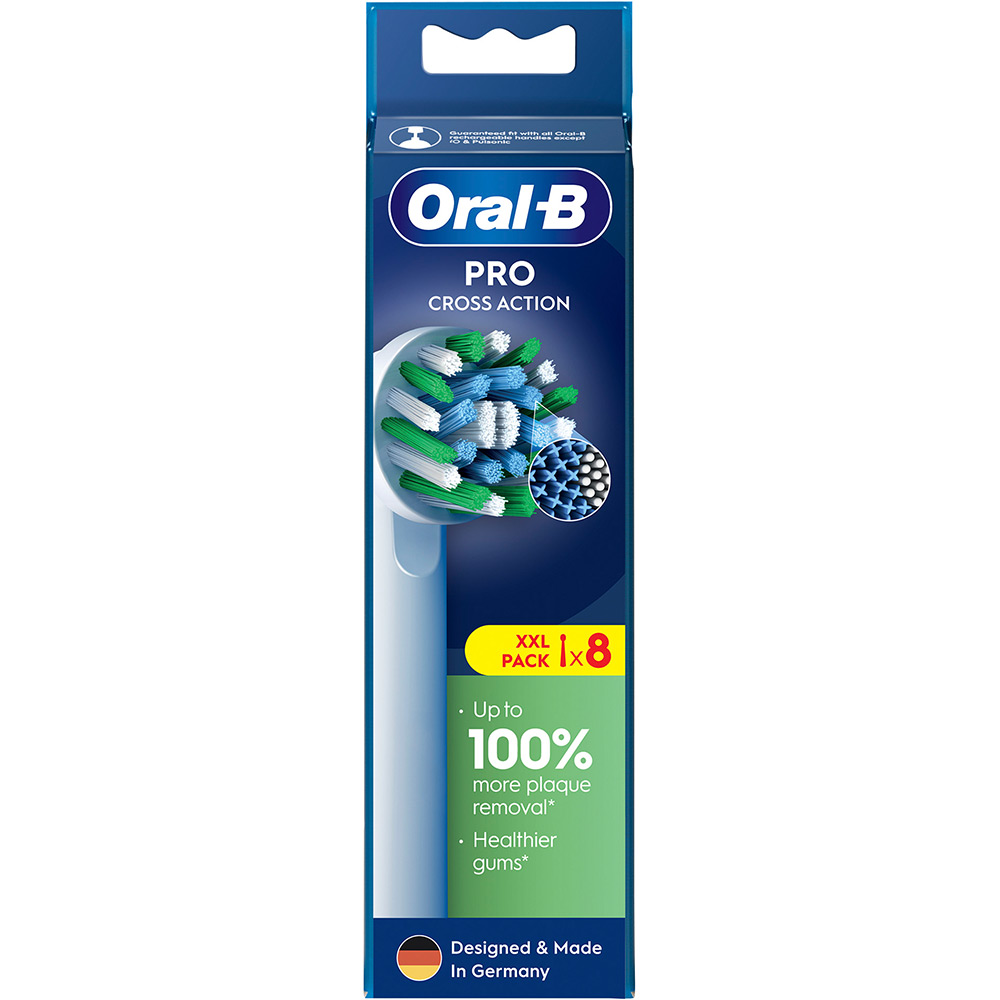 Покупка Насадки ORAL-B EB50RX Cross Action 8 шт (8006540847855)