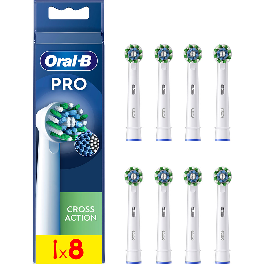 Замовити Насадки ORAL-B EB50RX Cross Action 8 шт (8006540847855)