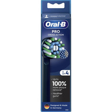 Змінні насадки Oral-B Oral-B Pro Cross Action 4 шт Black (8006540847671)