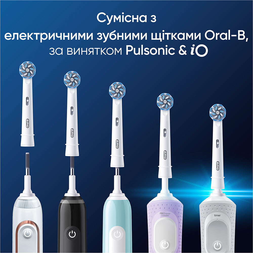 Сменные насадки ORAL-B Pro Sensitive Clean 4 шт (8006540847961) Тип сменная насадка (картридж)