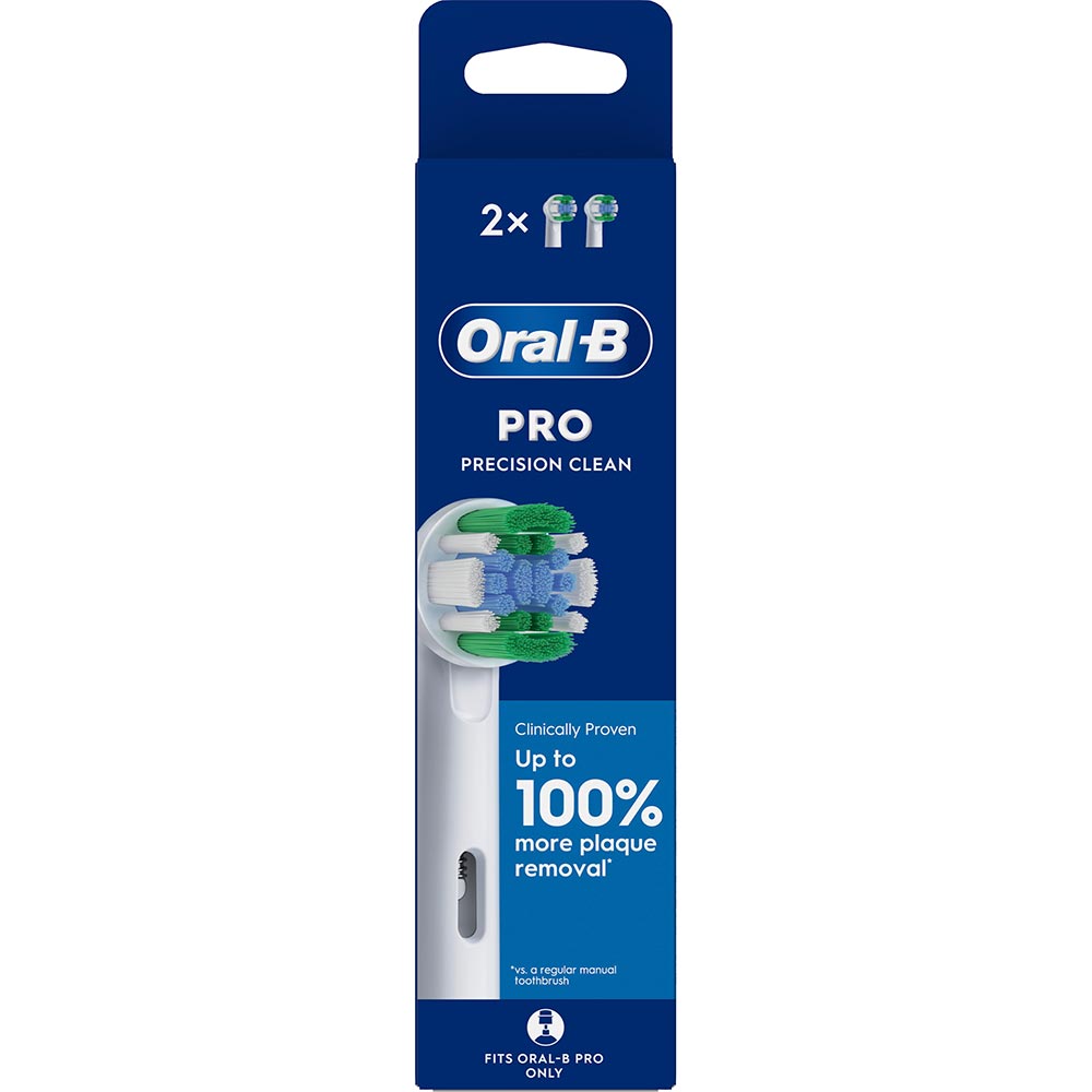 Змінні насадки ORAL-B Pro Precision Clean 2 шт (8006540847367) — фото 2
