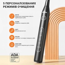 Електрична зубна щітка BITVAE D2 Black (BV-D2-b)