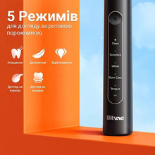 Електрична зубна щітка Bitvae R2 Rotating Black (BVR2-b)