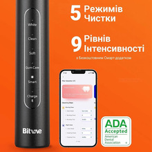 Електрична зубна щітка Bitvae S2 Smart Black (BVS2-b)