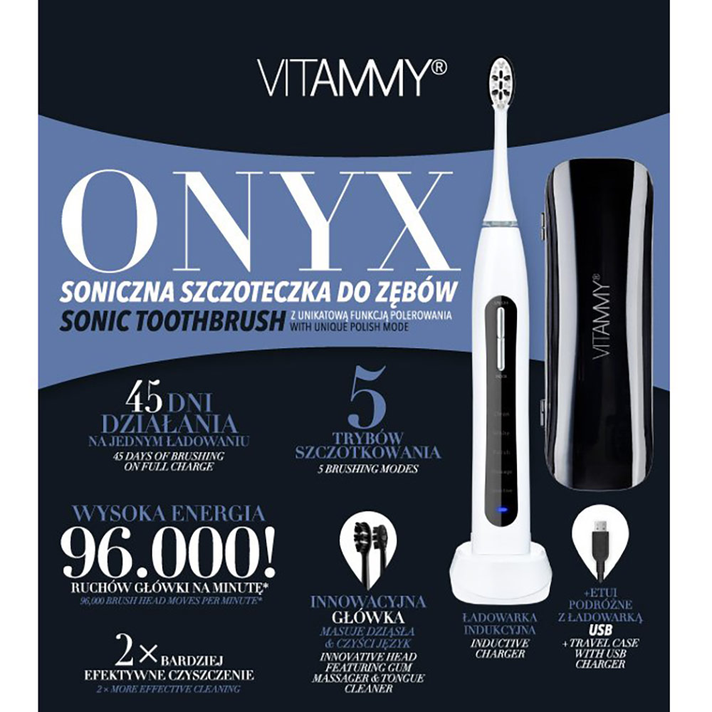 Покупка Електрична зубна щітка VITAMMY Onyx (TOW013153)