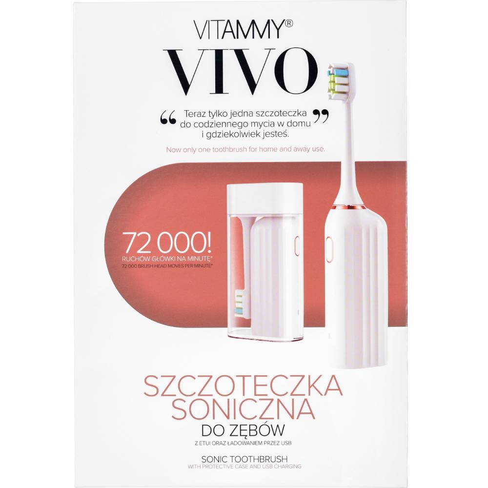 Фото Зубна щітка VITAMMY VIVO White (5901793642734)