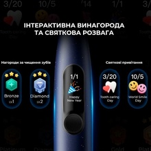 Зубная щетка OCLEAN X Pro Digital Electric Toothbrush Dark Blue (6970810553482)