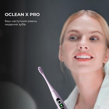 Зубна щітка OCLEAN X Pro Digital Electric Toothbrush Purple (6970810553475)