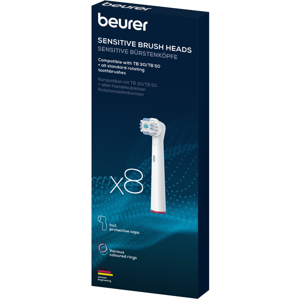 Змінні насадки Beurer TB 30/50 Sensitive 8 шт Дизайн для дорослих