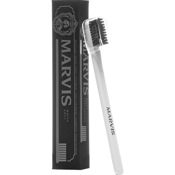 Зубна щітка Marvis з м'якою щетиною Біла (8004395110742)