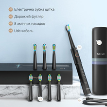 Набор электрических зубных щеток FAIRYWILL E11 pink + black (E11-P-B)