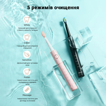 Набор электрических зубных щеток FAIRYWILL E11 pink + black (E11-P-B)