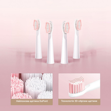 Набор электрических зубных щеток FAIRYWILL E11 pink + black (E11-P-B)
