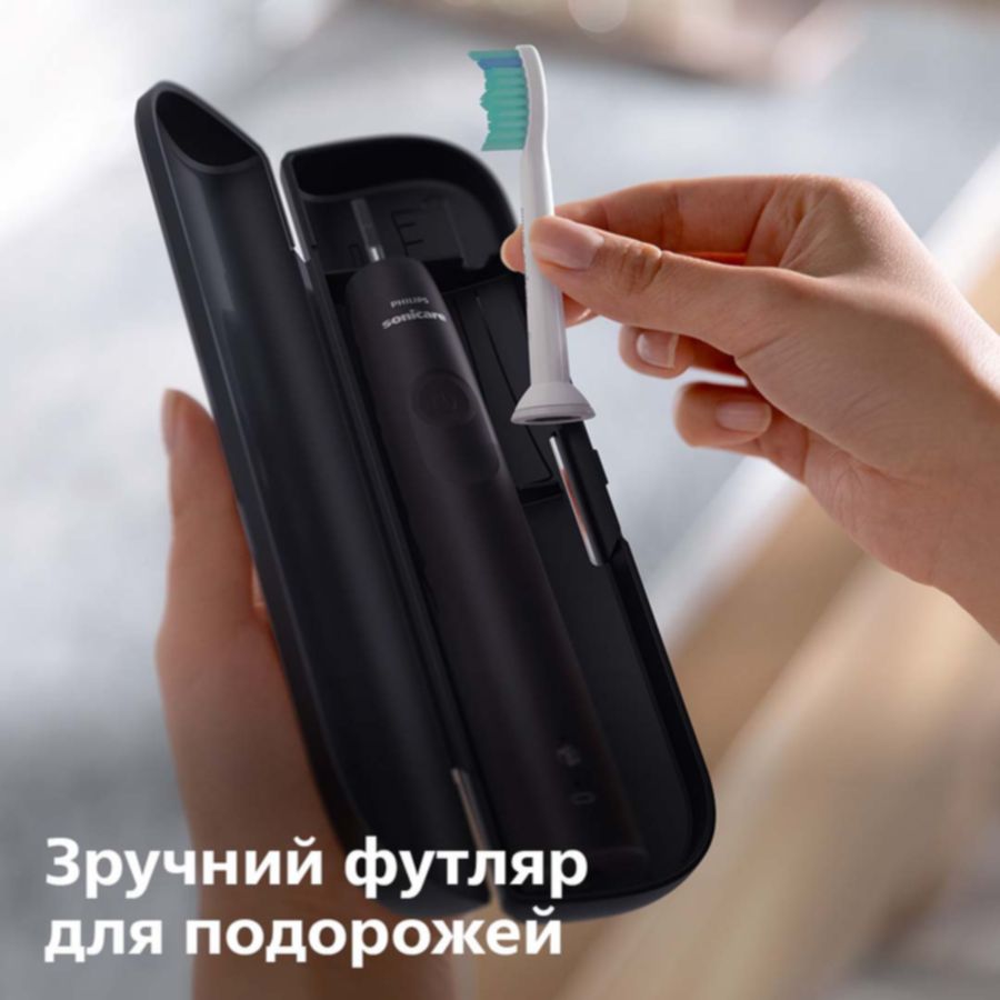 В интернет магазине Электрическая зубная щетка PHILIPS HX3673/14 Sonicare Black