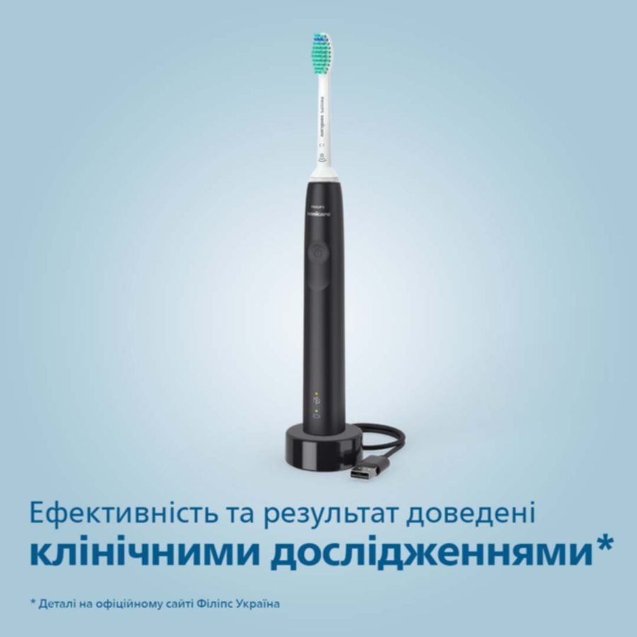 Електрична зубна щітка PHILIPS HX3673/14 Sonicare Black Тип електрична зубна щітка