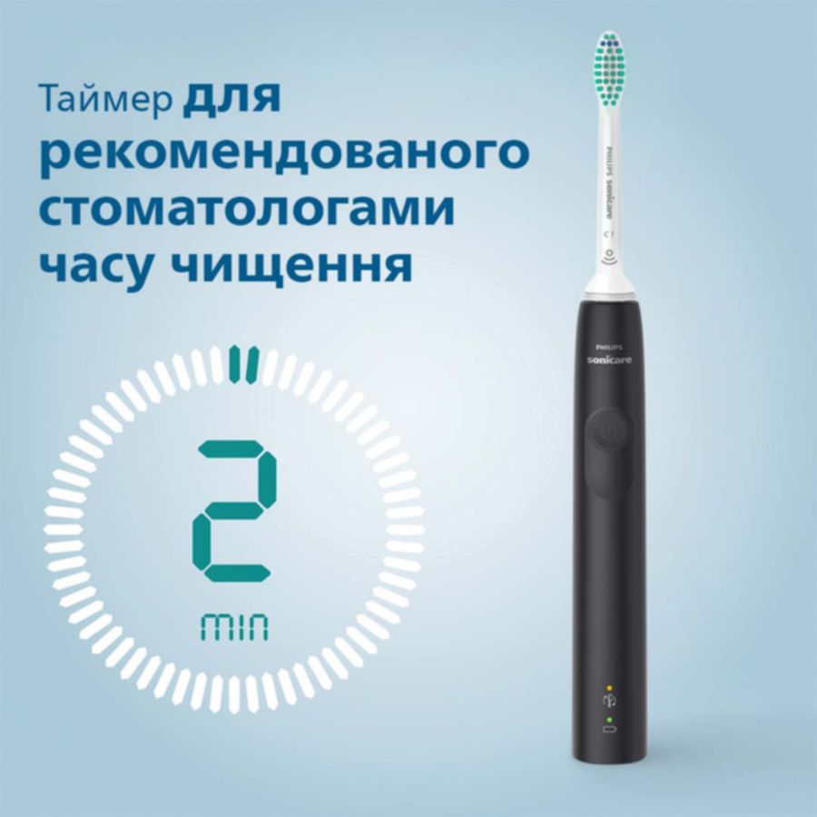 Фото Електрична зубна щітка PHILIPS HX3673/14 Sonicare Black