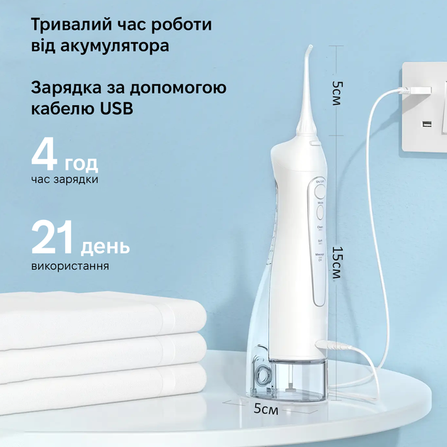 Фото Ирригатор BITVAE Water Flosser White (BVF5020е-w)