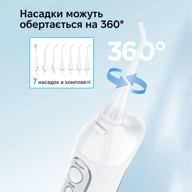 Ирригатор BITVAE Water Flosser White (BVF5020е-w) Возрастная группа для взрослых