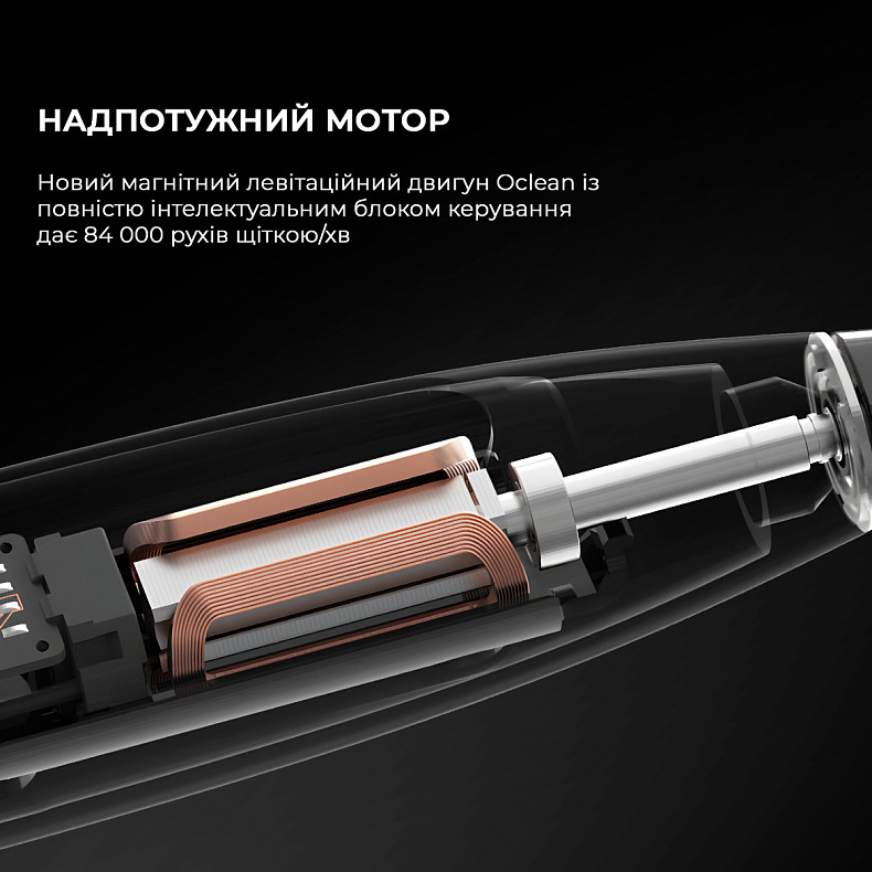 Фото Электрическая зубная щётка OCLEAN X Ultra Black (6970810556032)