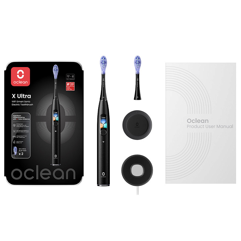 Фото 16 Электрическая зубная щётка OCLEAN X Ultra Black (6970810556032)