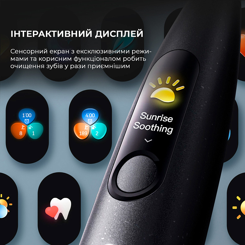 В интернет магазине Электрическая зубная щётка OCLEAN X Ultra Black (6970810556032)