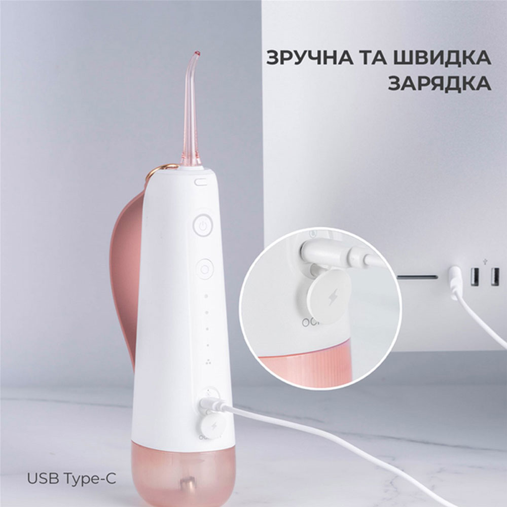 Изображение Ирригатор OCLEAN W10 NEW-2 NOZZLES Pink (6970810555752)