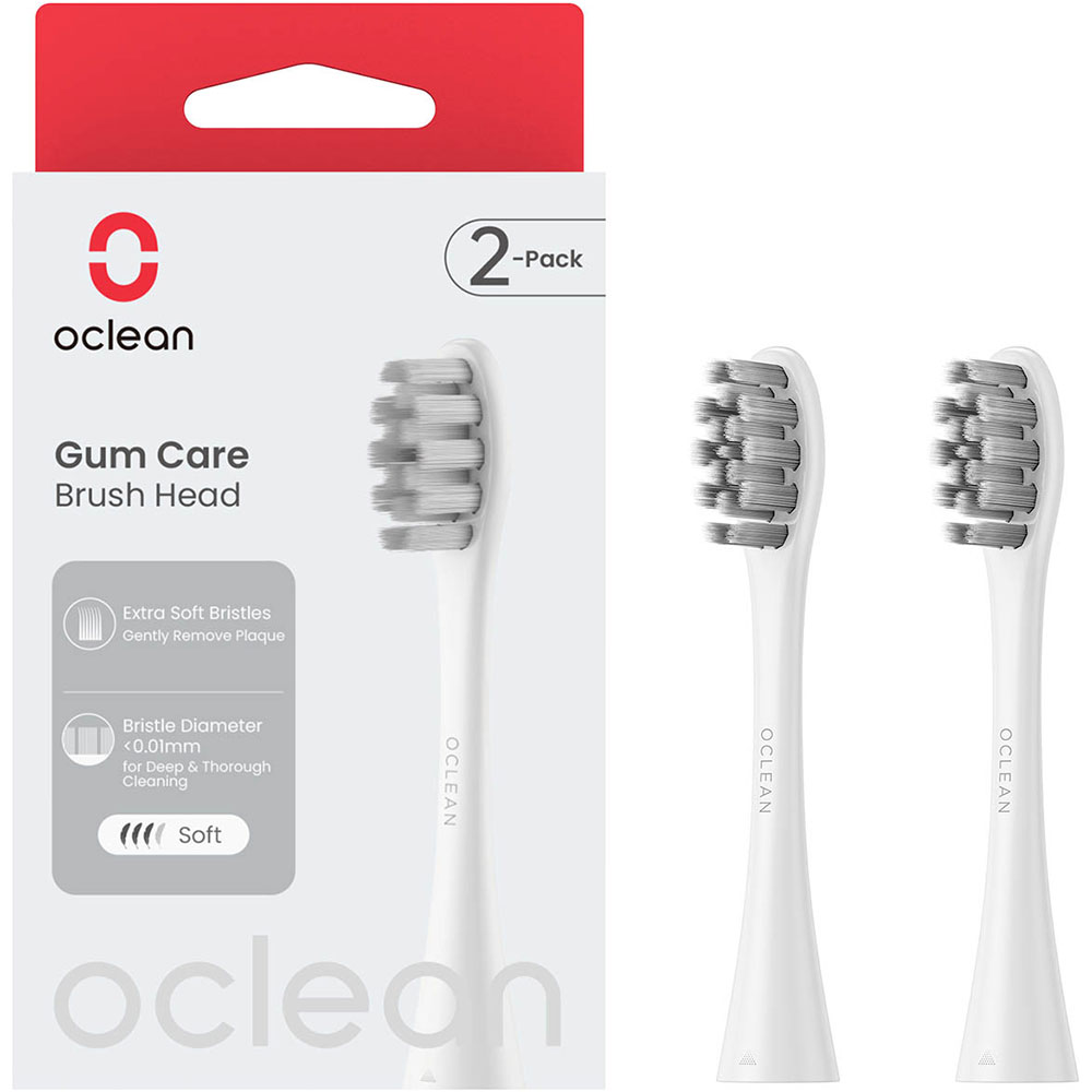 Набор насадок Oclean Brush Head Gum Care 2 шт White (6970810554212) Тип сменная насадка (картридж)