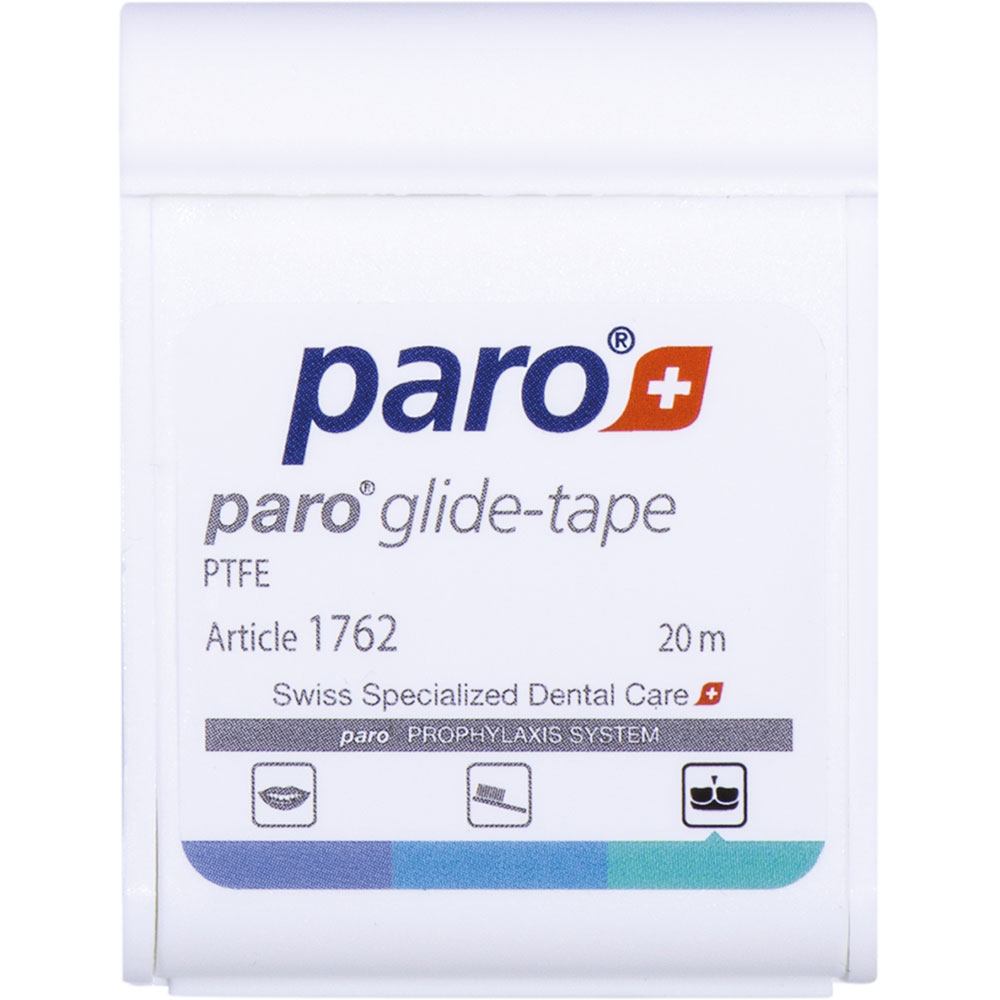 Зубна стрічка PARO SWISS glide-tape тефлонова 20 м (7.1762)