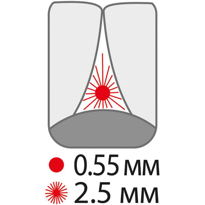 Щітка для міжзубних проміжків PARO SWISS Flexi Grip xx-тонкі 2.5 мм 4 шт (7.1074) Тип щітка для міжзубних проміжків