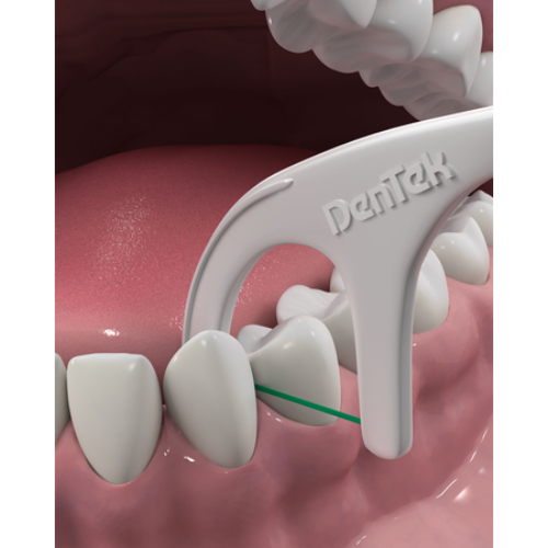 Зубна нитка DENTEK Флосс-зубочистки Потрійне очищення 20 шт (2.0056) Вікова група для дорослих