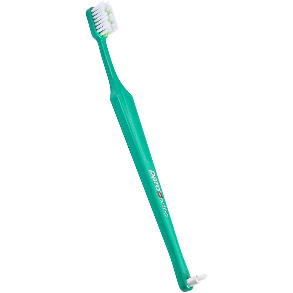 Зубная щетка PARO SWISS Ortho brush Мягкая Turquoise (7.747/3)