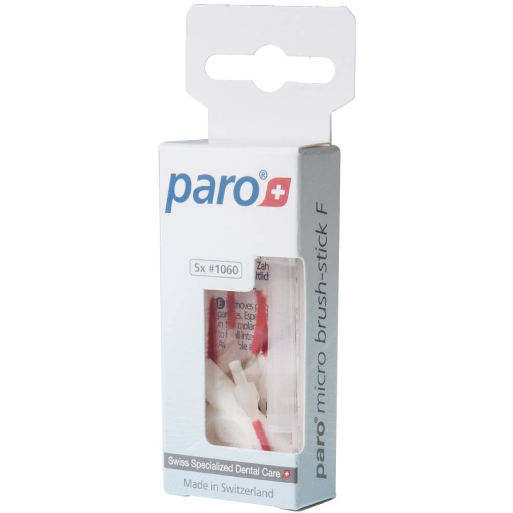 Щетка для межзубных промежутков PARO SWISS Micro Brush-Stick F 5шт (7.1060) Тип головки съемная