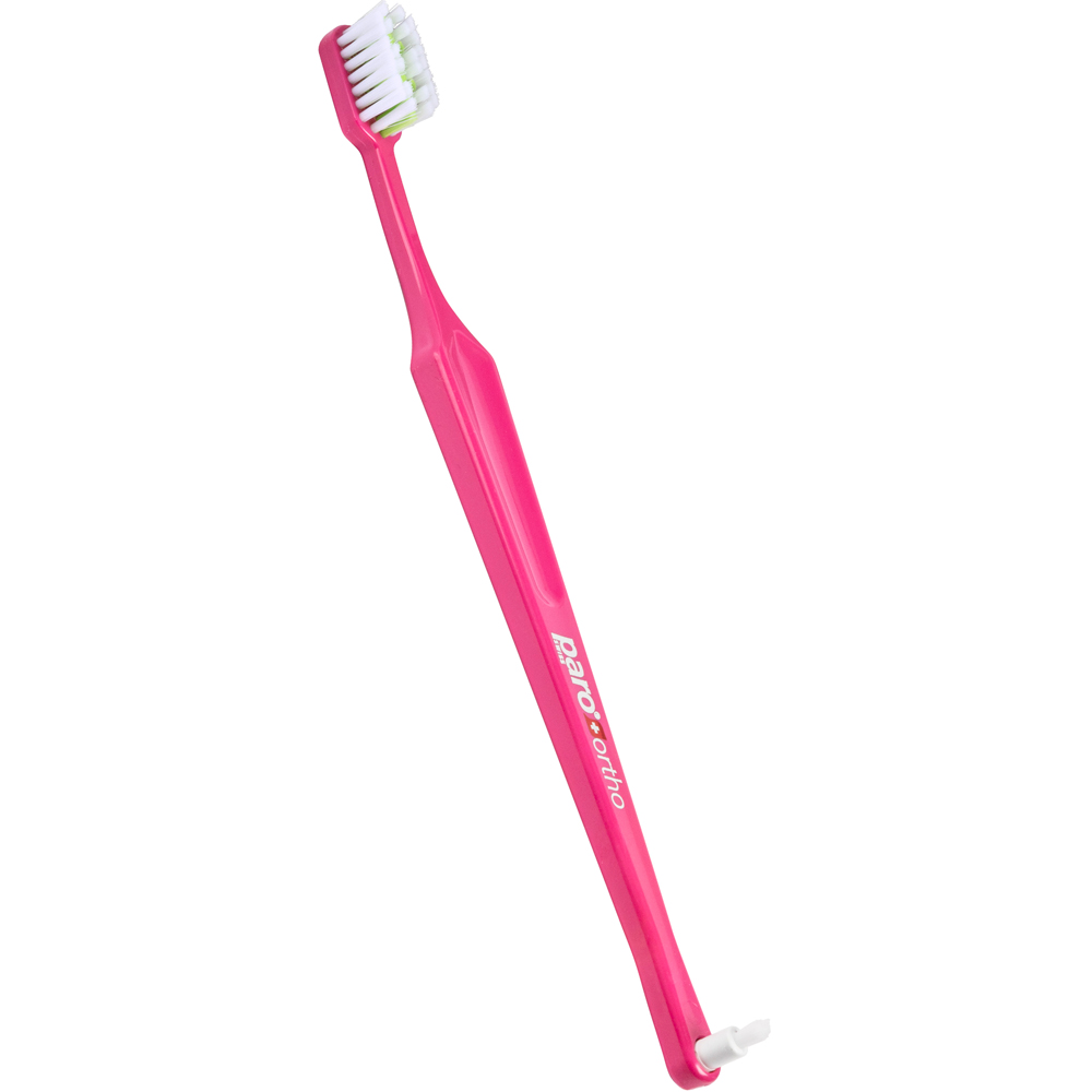 Зубна щітка PARO SWISS Ortho brush М'яка Pink (7.747/5)