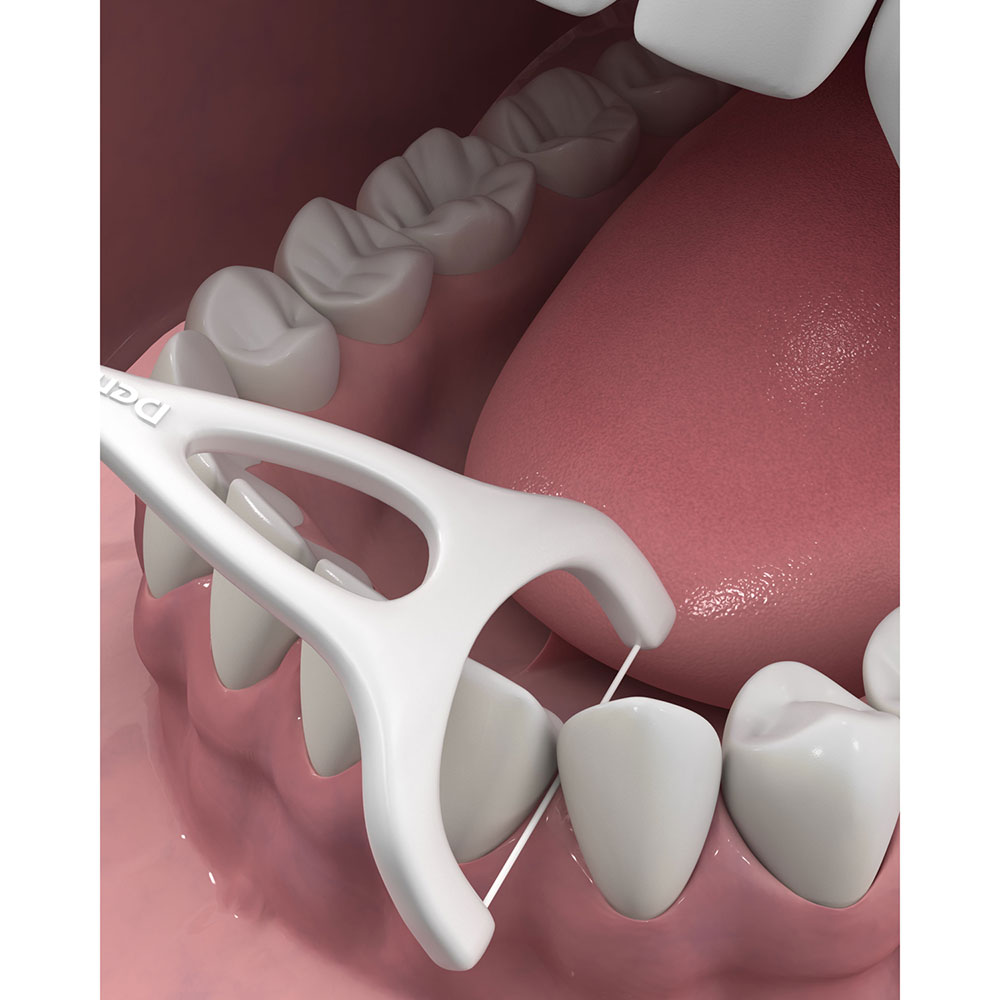Зубная нить DENTEK Флосс-зубочистки Задние зубы 75 шт. (2.0008) Возрастная группа для взрослых